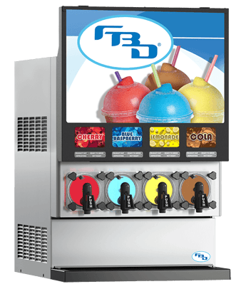 FBD 774 Frozen Beverage Machine - 4 Flavor, High Output